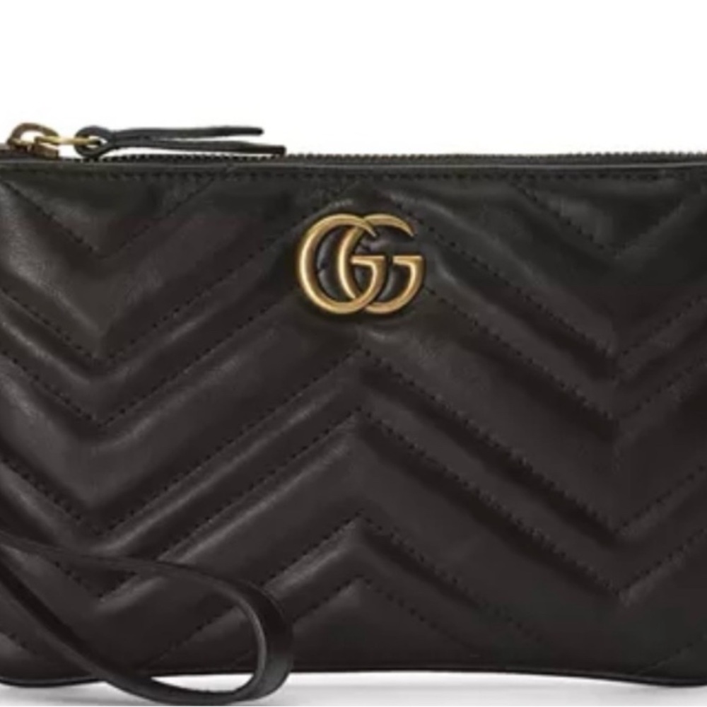 Women's Gucci GG Marmont Wrist Wallet - Picture 1 of 7